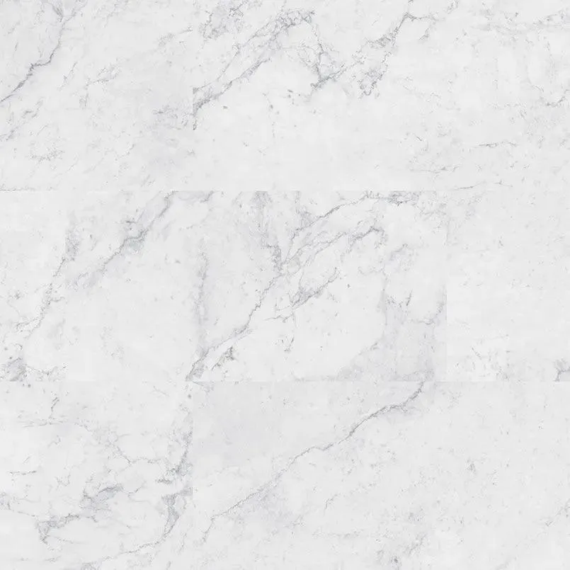 Trecento Carrara Avell 12" x 24" Vinyl Plank Flooring (VTRCARAVE12X24-5MM-12MIL - MSI Surfaces)