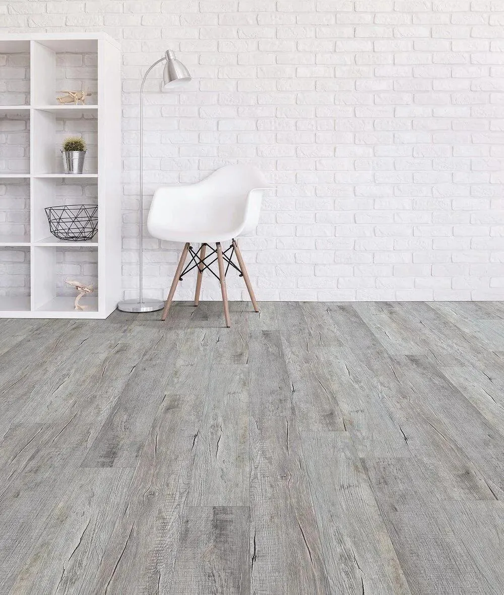 StoneCast Incredible Silver Rustic Oak Vinyl Plank Flooring (525-203 - Next Floor)