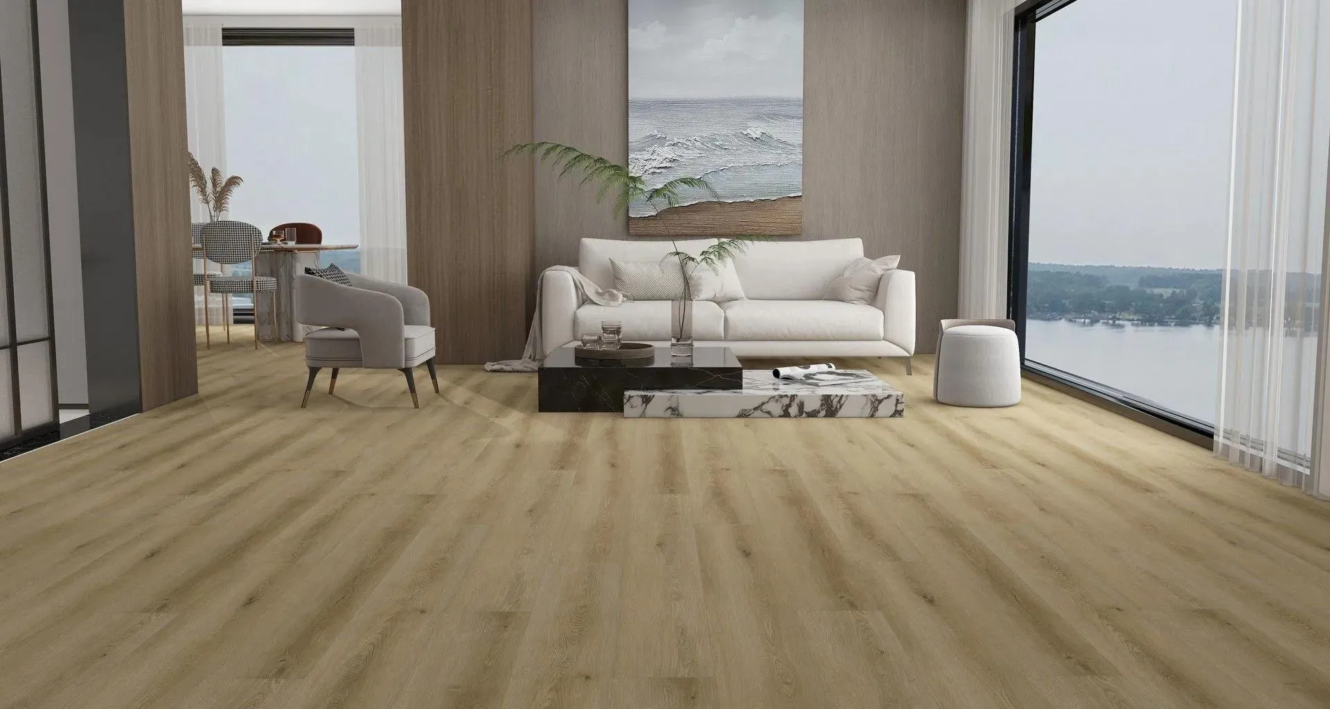 Coastland Sandcastle Vinyl Plank Flooring (RVICOAPSAN - Richmond Luxury Vinyl)