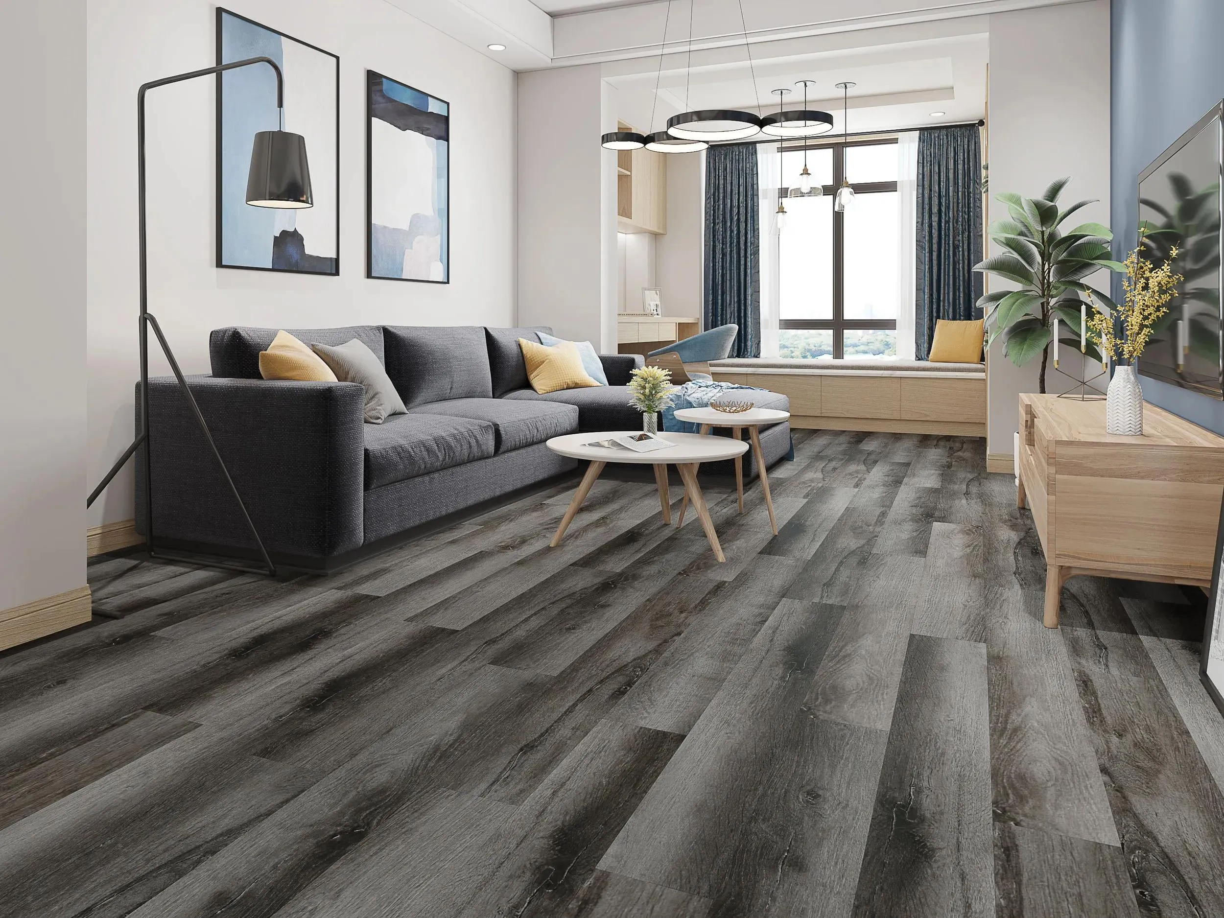 Taiga Stonewear Gunpowder Vinyl Plank Flooring (FVSWPGPR - Taiga)