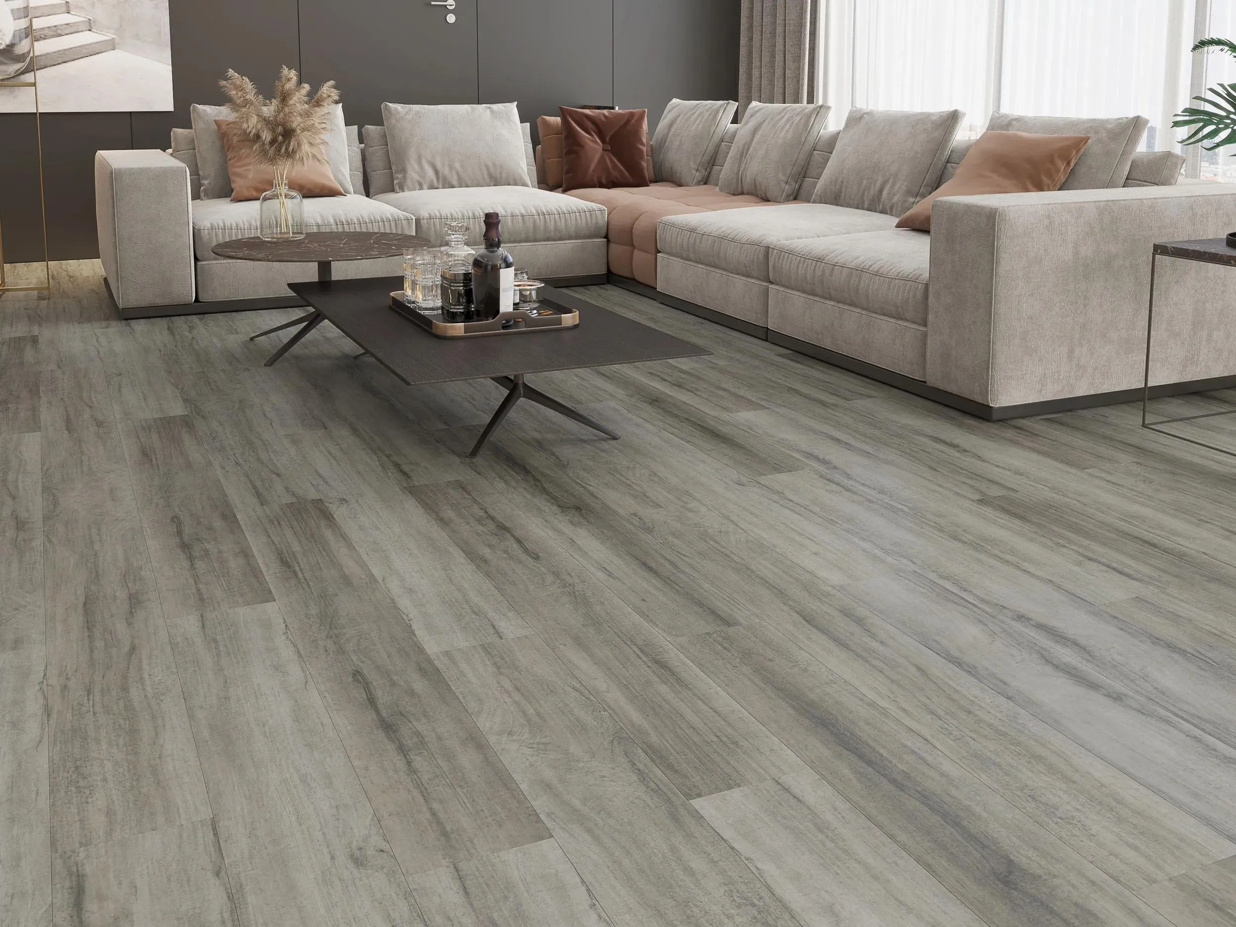 Taiga Stonewear Hakeme Vinyl Plank Flooring (FVSWPHK - Taiga)