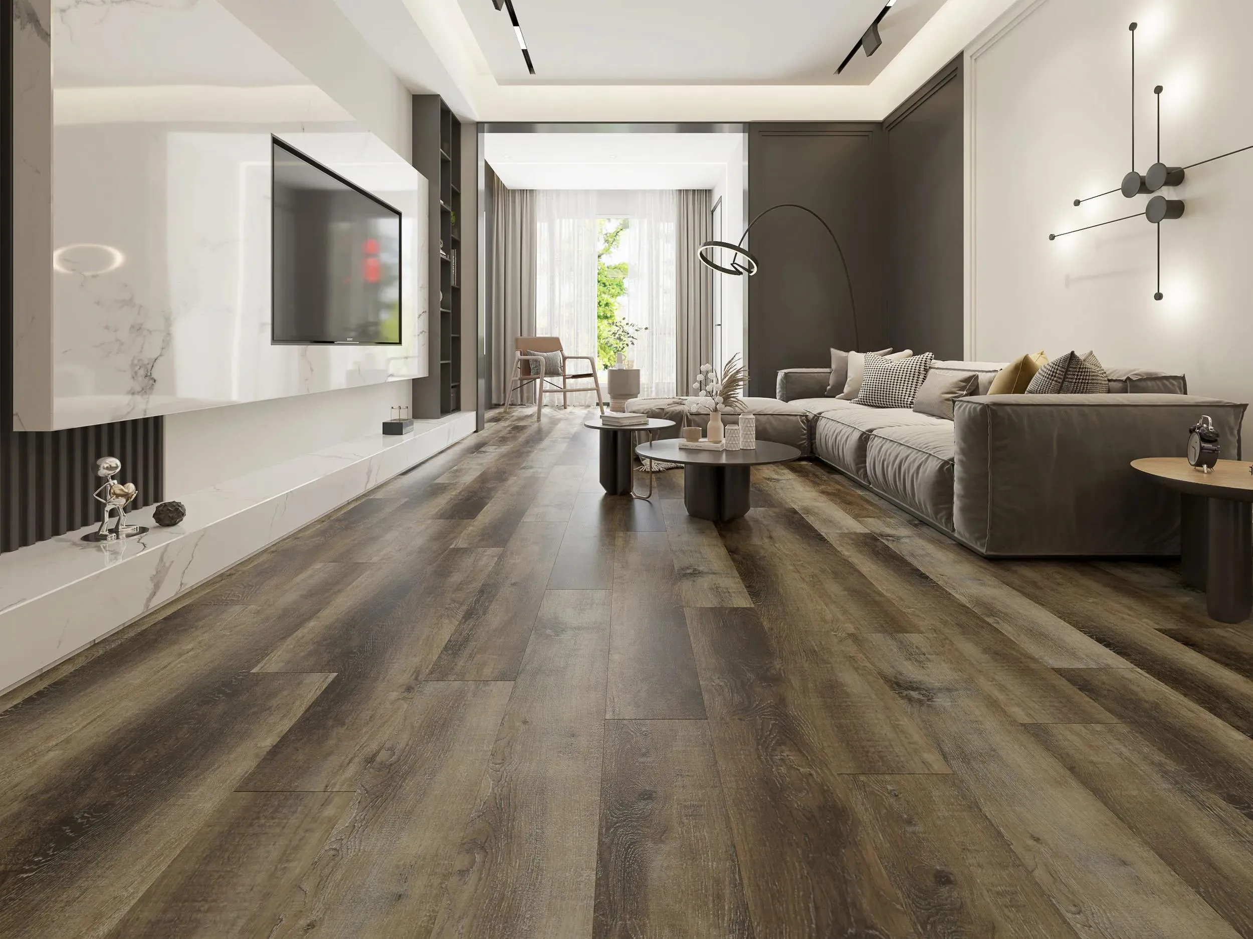 Taiga Stonewear Putty Vinyl Plank Flooring (FVSWPPT - Taiga)