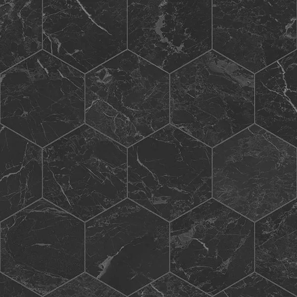 Nero Hex Black 12' - 2 mm Vinyl Sheet (220317132 - Tarkett )