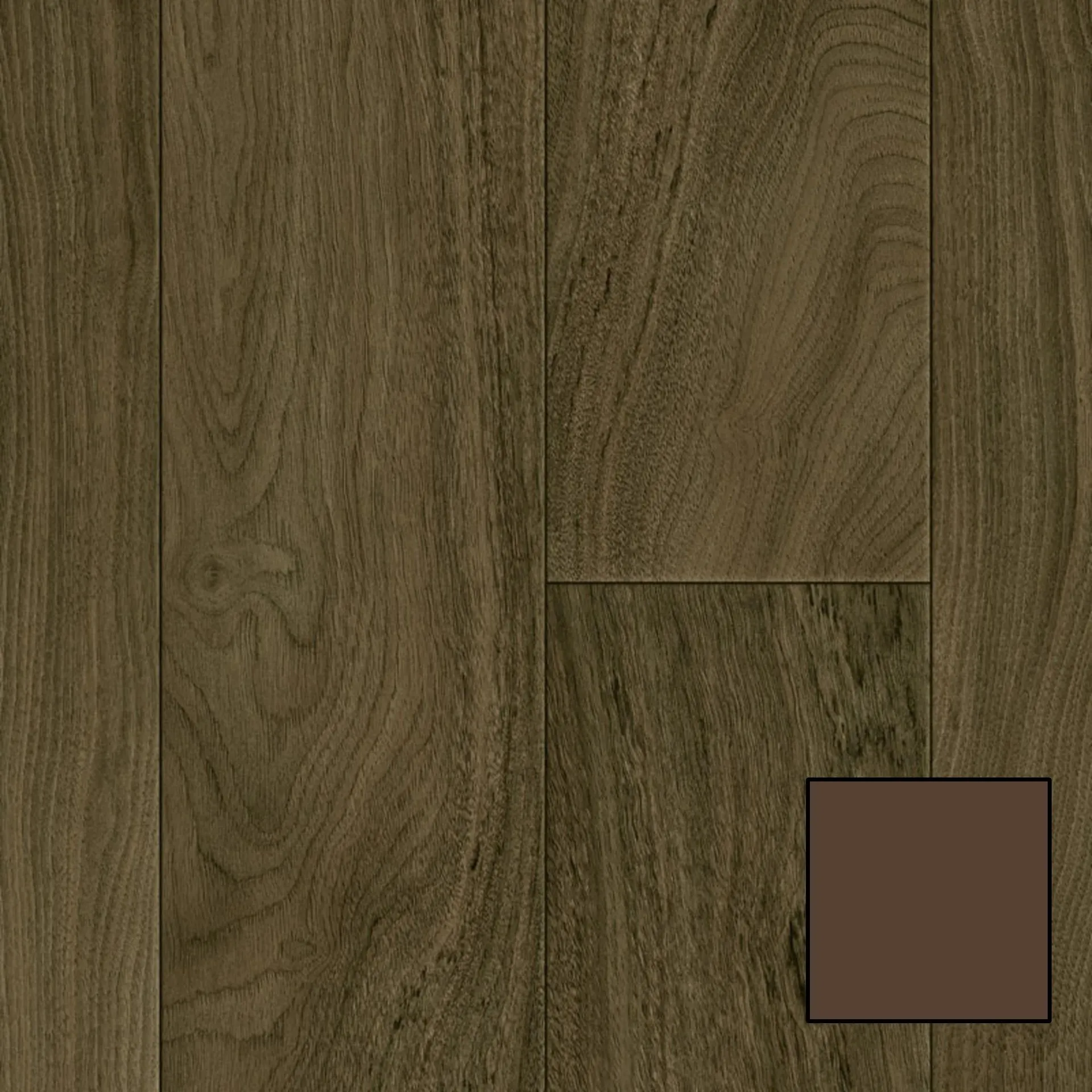 Acczent Wood S13-207-E1 Walnut Dark 6-1/2' x 2 mm Vinyl Roll (25030008- Tarkett )