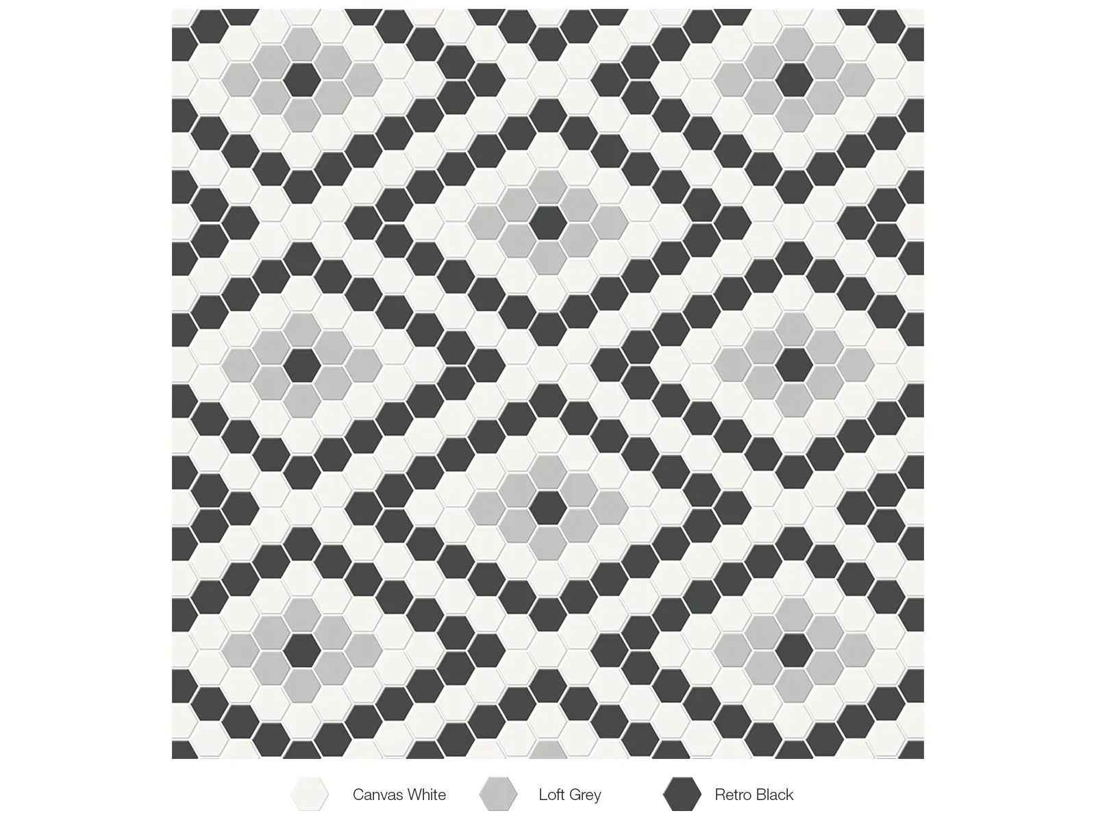 Soho Midnight Blend Matte 7-3/4" x 13" 4501-0560-0 Anatolia Diamond Mosaic Tiles