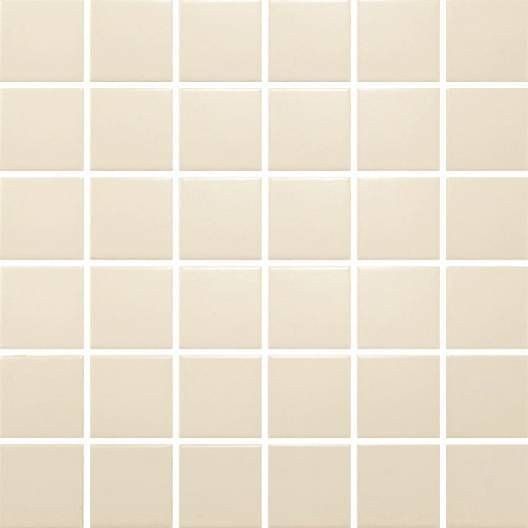 Plain Glaze Bone Satin 12" x 12" HP6565 Centura Square Mosaic Tiles | Floors & Baths Pro's