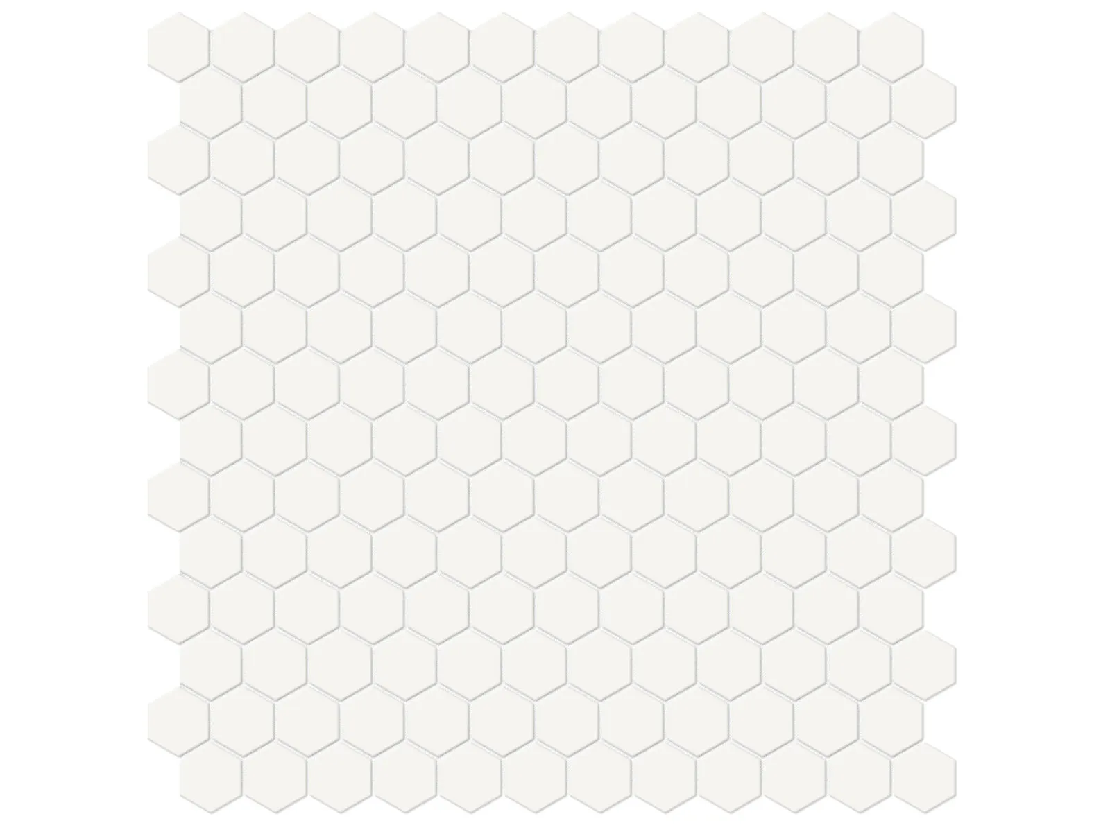 Soho Canvas White Matte 12" x 12" 4501-0562-0 Anatolia Hexagon Mosaic Tiles