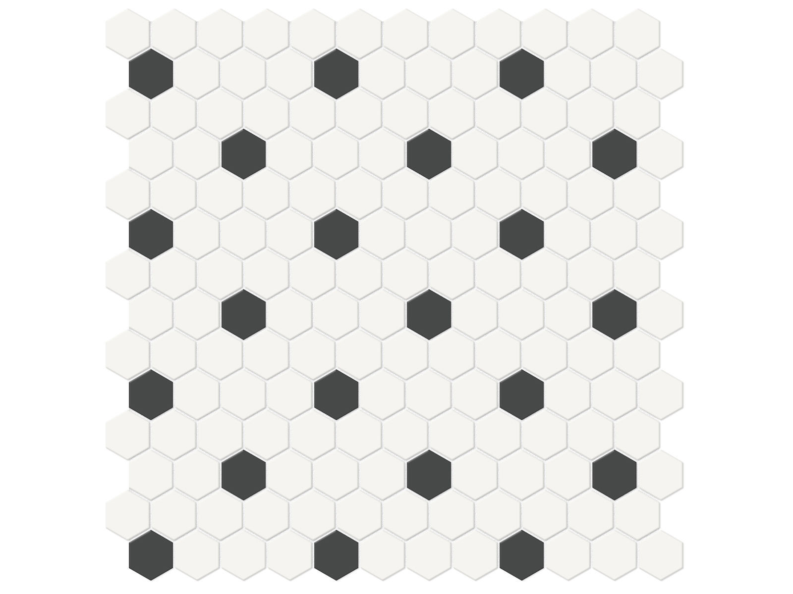 backsplash mosaic tiles Soho Canvas White Matte 12" x 12" 4501-0452-0 Anatolia Hexagon Mosaic Tiles | Floors & Baths Pro's