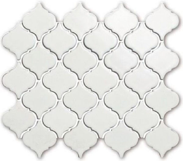 backsplash mosaic tiles Small Lantern Cream Glossy 10" x 12" BHWA03026 Centura Other Mosaic Tiles | Floors & Baths Pro's