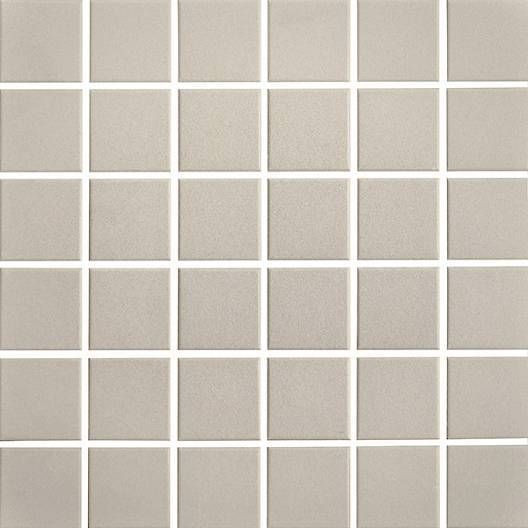 Plain Techno Ivory Matte 12" x 12" MBU22104 Centura Square Mosaic Tiles | Floors & Baths Pro's