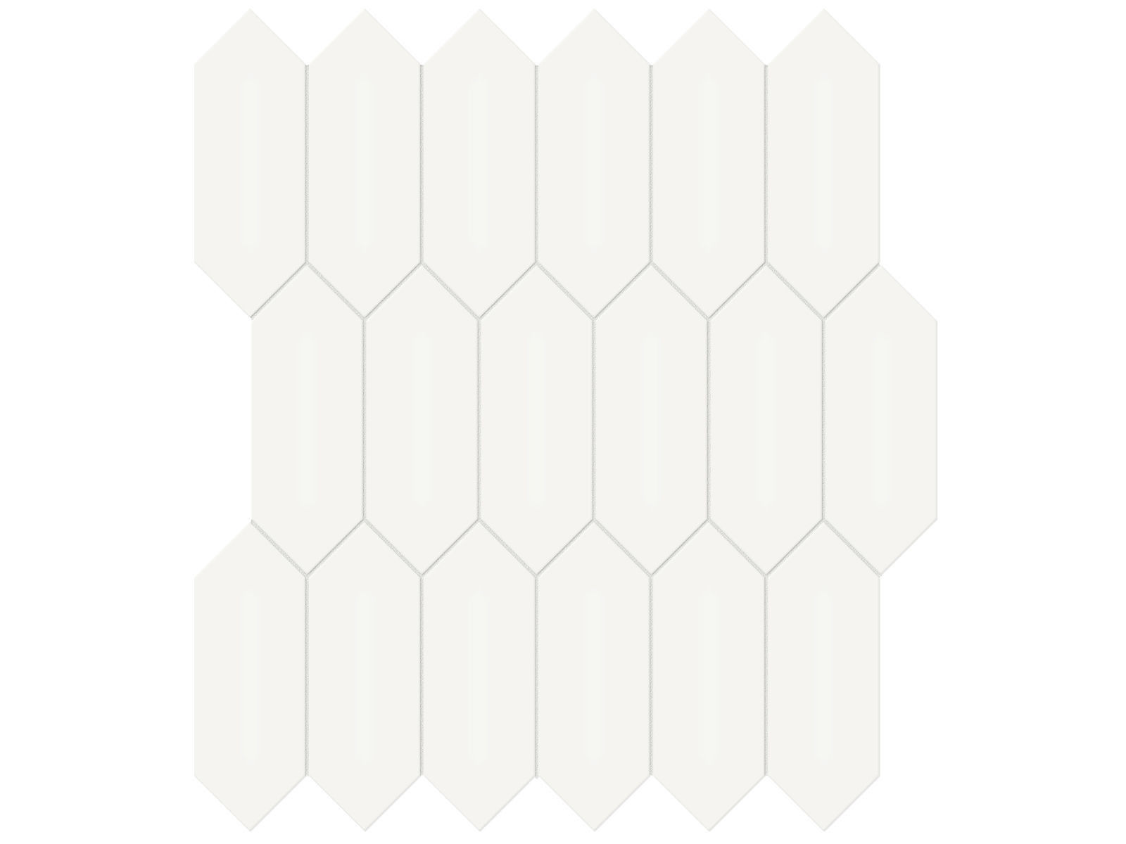 backsplash mosaic tiles Soho Canvas White Matte 11" x 13" 4501-0487-0 Anatolia Hexagon Mosaic Tiles | Floors & Baths Pro's