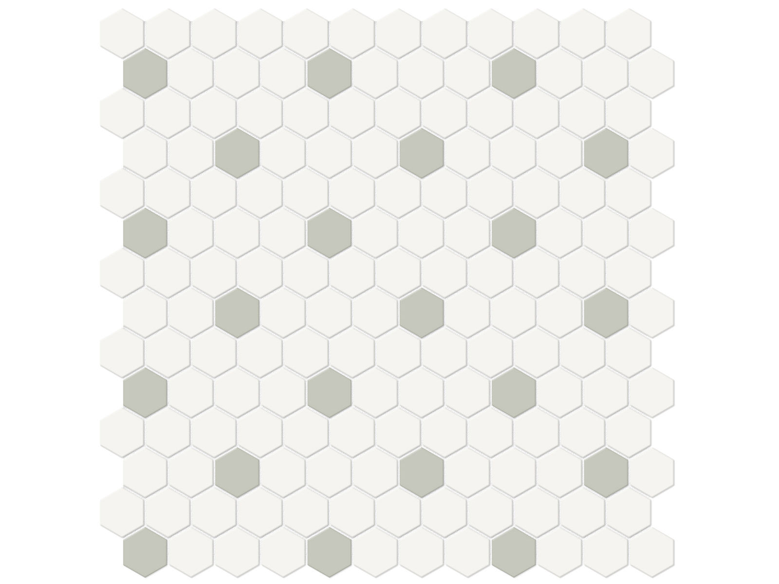 backsplash mosaic tiles Soho Canvas White Matte 12" x 12" 4501-0453-0 Anatolia Hexagon Mosaic Tiles | Floors & Baths Pro's