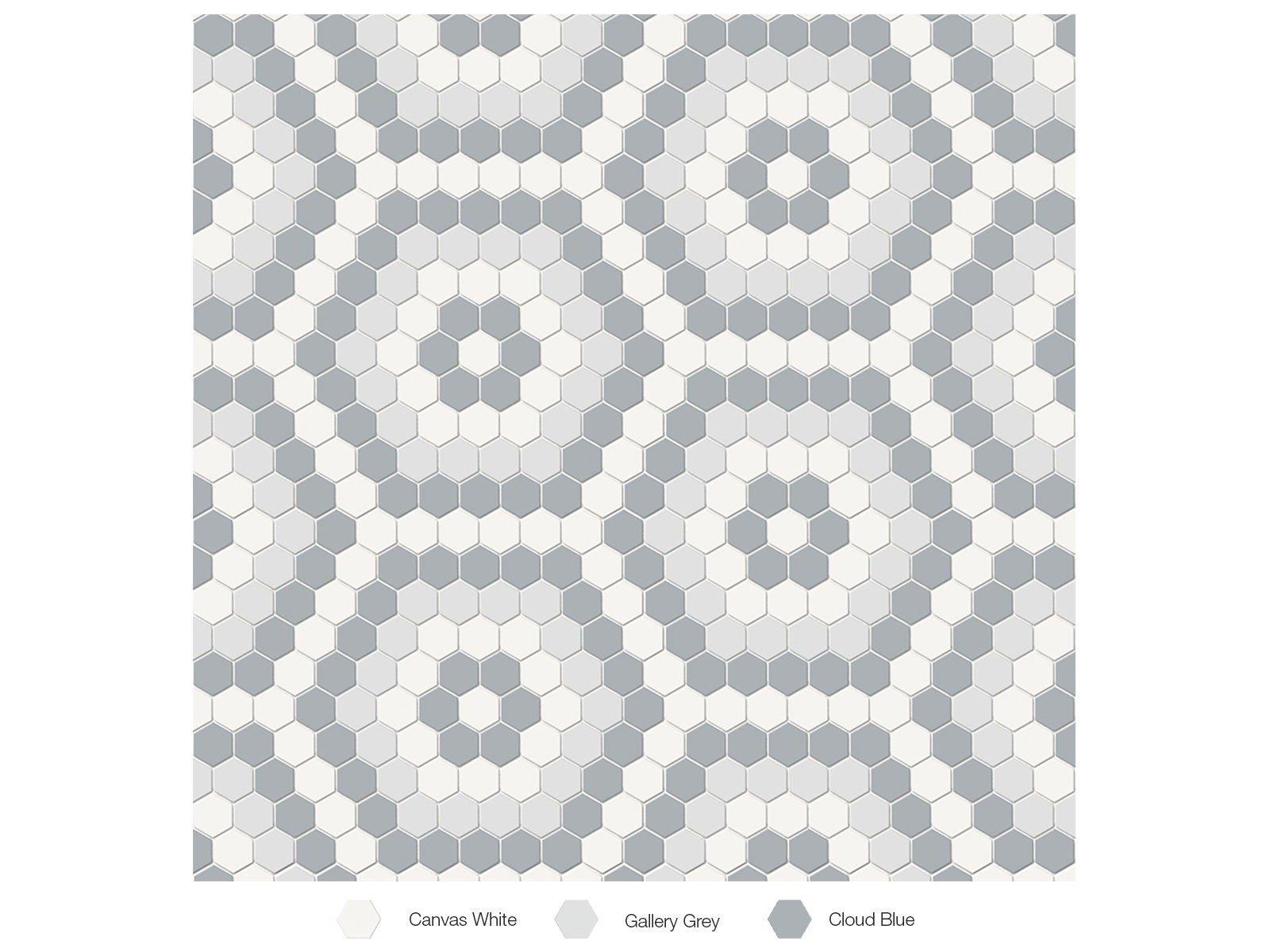 backsplash mosaic tiles Soho Afternoon Matte 8-1/4" x 14" 4501-0553-0 Anatolia Hexagon Mosaic Tiles | Floors & Baths Pro's