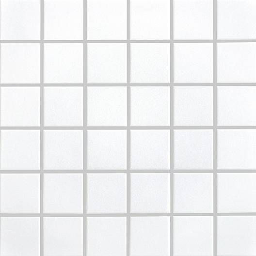 Plain Techno Special White Square Matte 12" x 12" MBU22105 Centura Square Mosaic Tiles | Floors & Baths Pro's