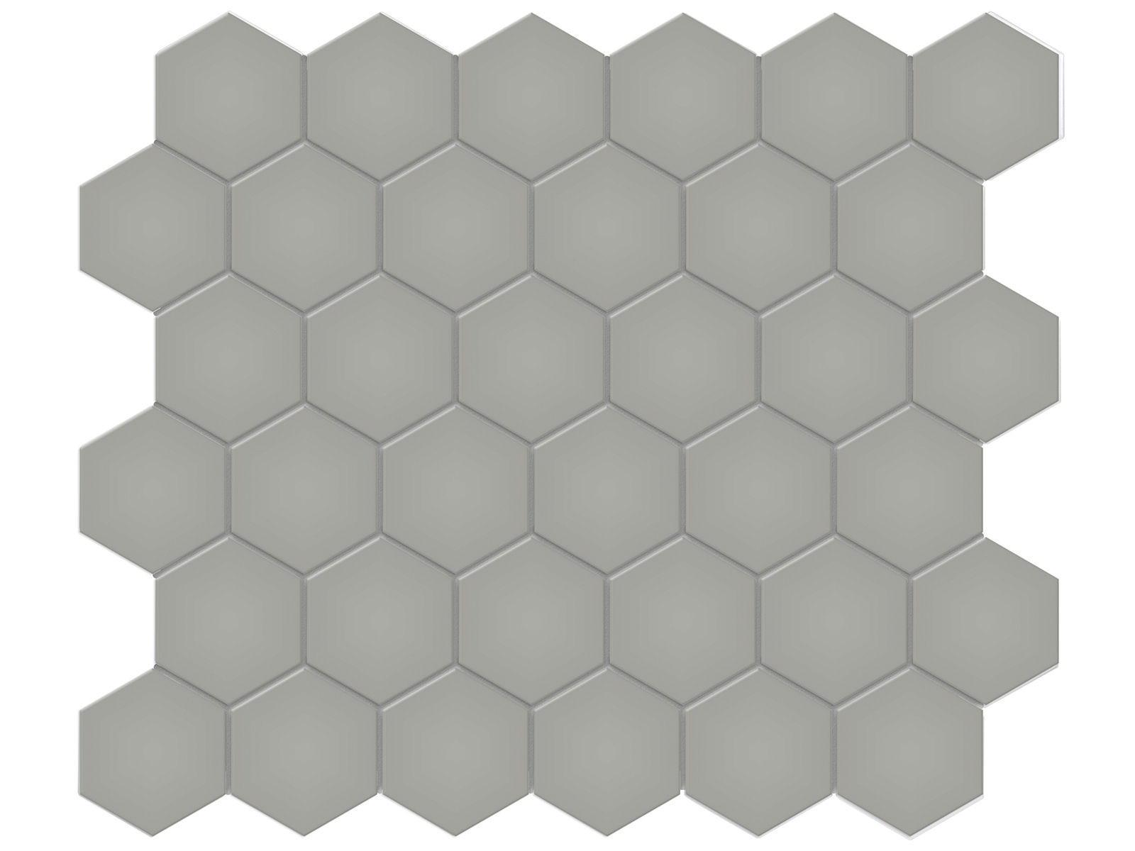 Soho Cement Chic Matte 11" x 12" 4501-0459-0 Anatolia Hexagon Mosaic Tiles | Floors & Baths Pro's