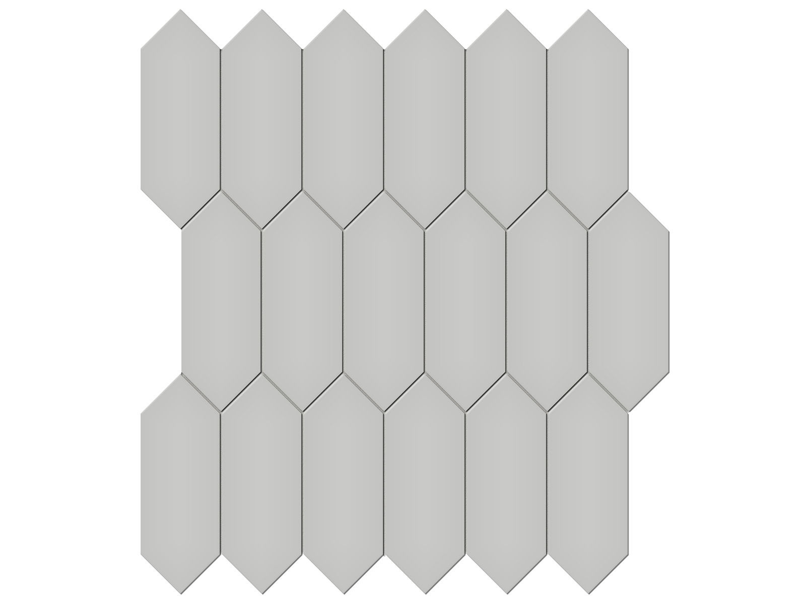 backsplash mosaic tiles Soho Loft Grey Matte 11" x 13" 4501-0491-0 Anatolia Hexagon Mosaic Tiles | Floors & Baths Pro's