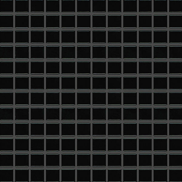 backsplash mosaic tiles Basic Black Glossy 12" x 12" MBG1104 Centura Square Mosaic Tiles | Floors & Baths Pro's