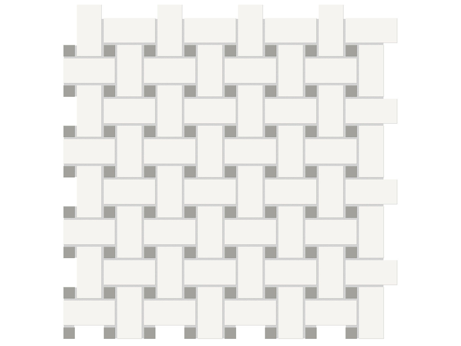 backsplash mosaic tiles Soho Cement Chic Matte 12" x 12" 4501-0469-0 Anatolia Basketweave Mosaic Tiles | Floors & Baths Pro's