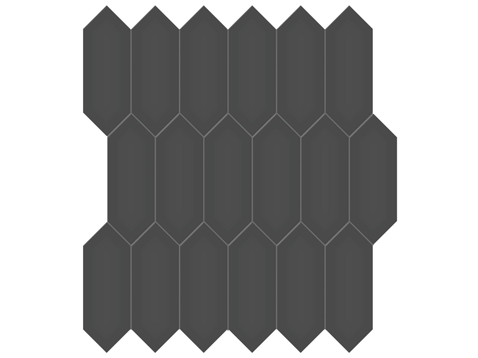 backsplash mosaic tiles Soho Retro Black Matte 11" x 13" 4501-0493-0 Anatolia Hexagon Mosaic Tiles | Floors & Baths Pro's