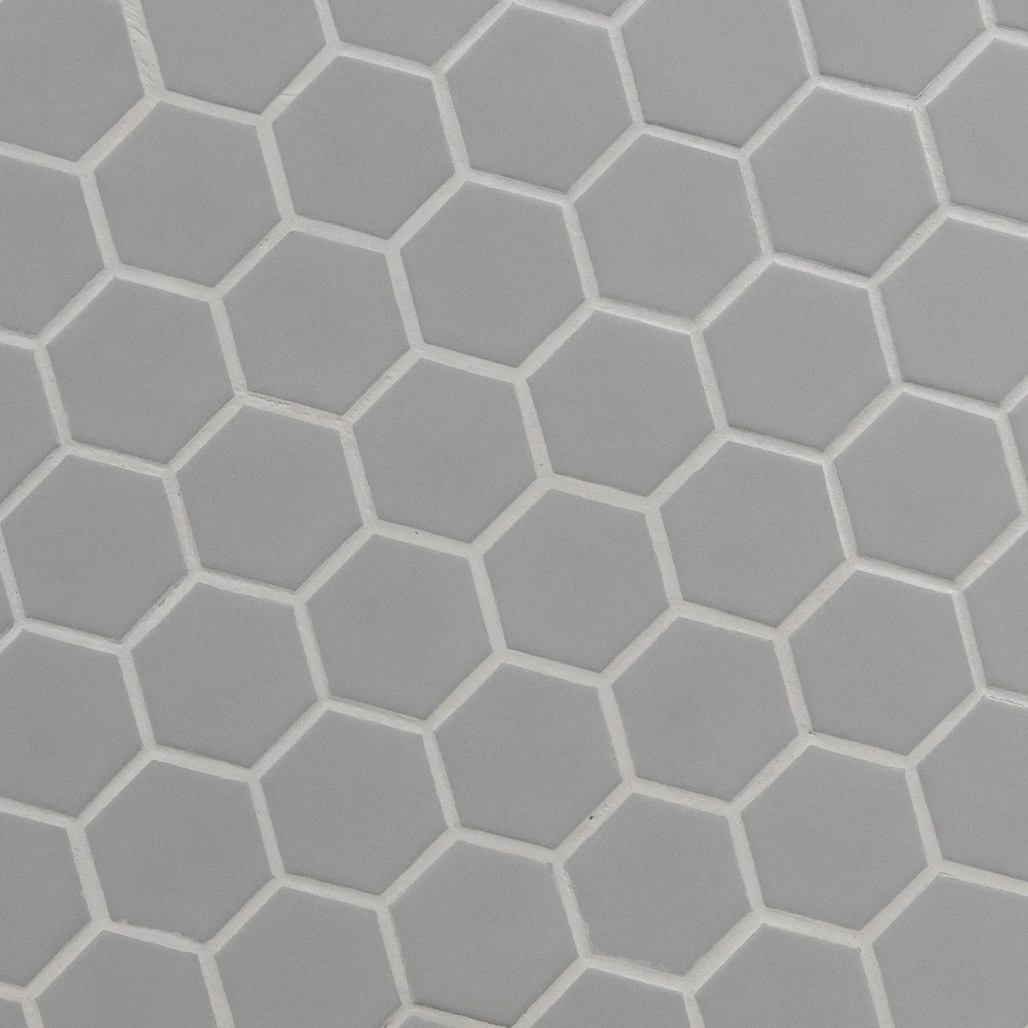 Retro Gray-Light Hexagon Matte 11-3/4" x 14" SMOT-PT-RETGRA-2HEX MSI Surfaces Hexagon Mosaic Tiles