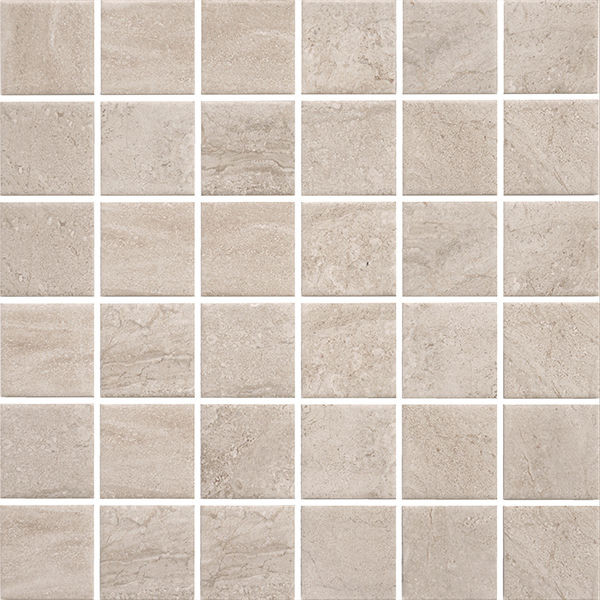 backsplash mosaic tiles Miki - InkJet Mosaics Beige Matte 12" x 12" MPSC9007 Centura Square Mosaic Tiles | Floors & Baths Pro's