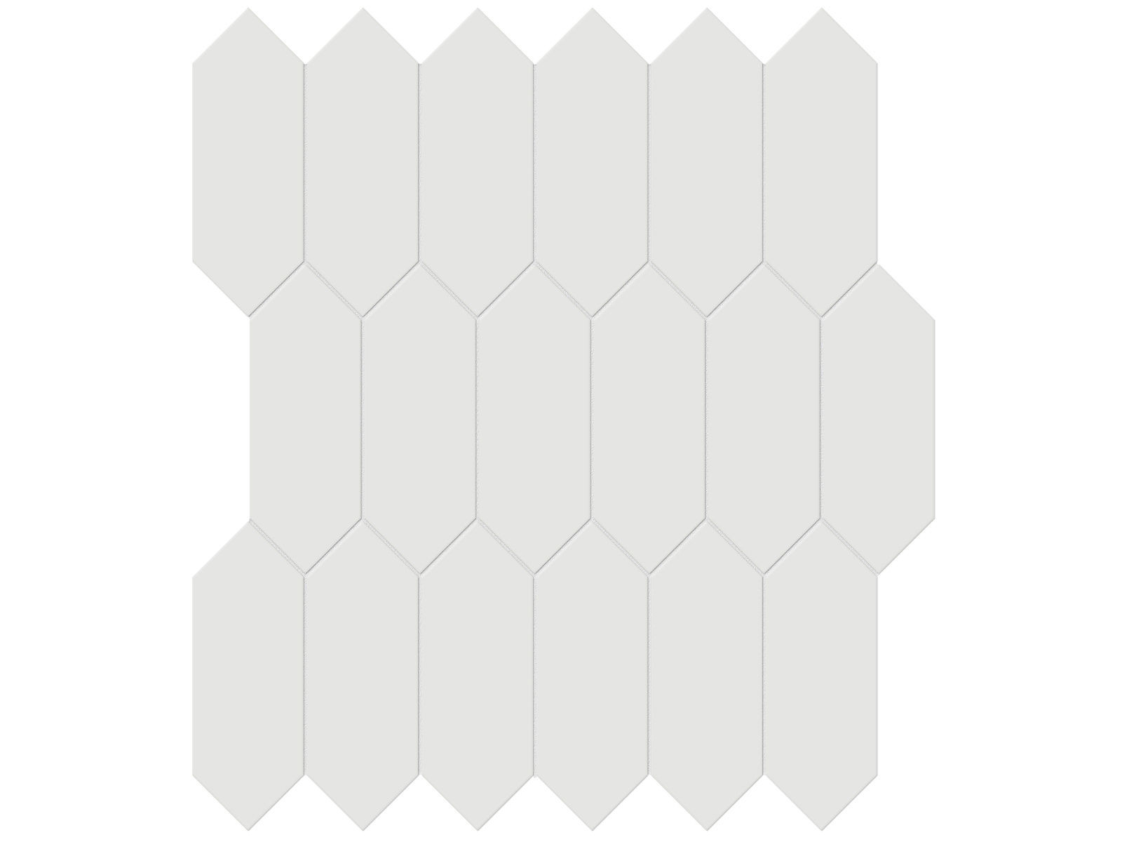 backsplash mosaic tiles Soho Vintage Grey Glossy 11" x 13" 4501-0481-0 Anatolia Hexagon Mosaic Tiles | Floors & Baths Pro's