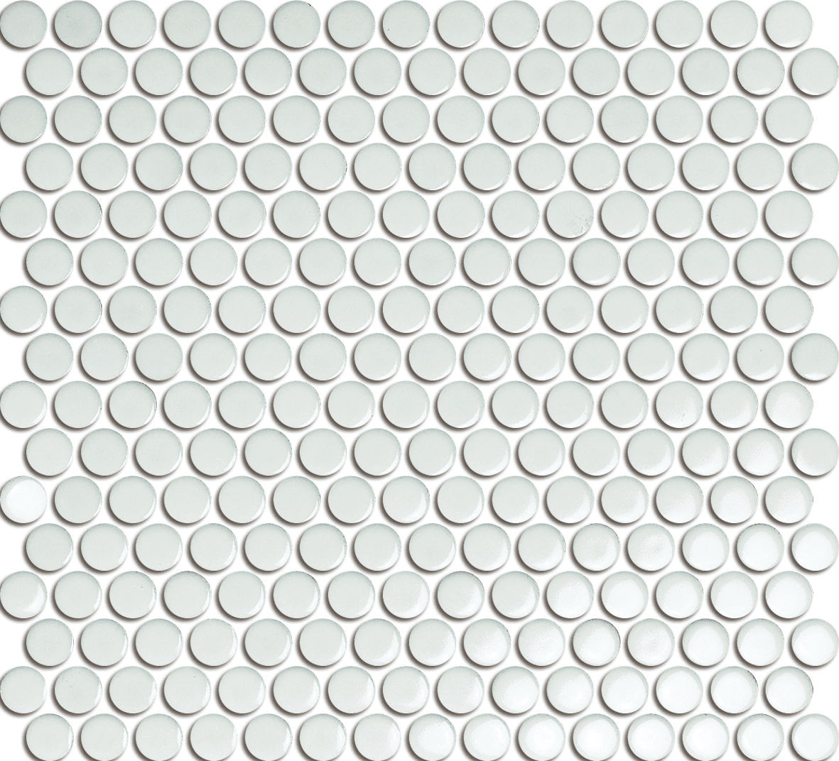 backsplash mosaic tiles Penny Round Rainy Sky Glossy 12" x 12" BHL02076 Centura Circle Mosaic Tiles | Floors & Baths Pro's