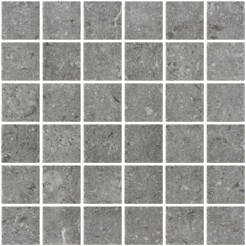 Penta Normatech Anthracite Matte 12" x 12" 2006178 Centura Square Mosaic Tiles | Floors & Baths Pro's