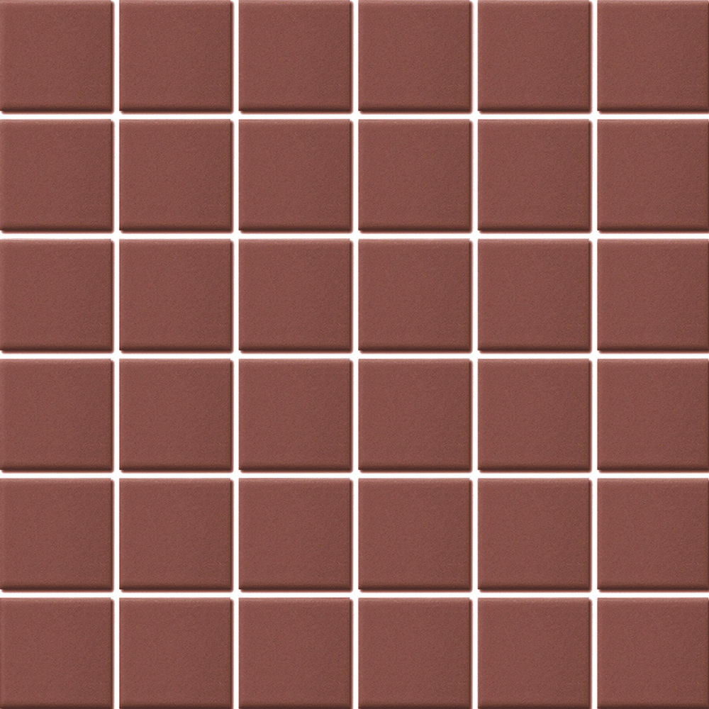 Classic / Techno Rouge Matte 12" x 12" HP04029A Centura Square Mosaic Tiles | Floors & Baths Pro's