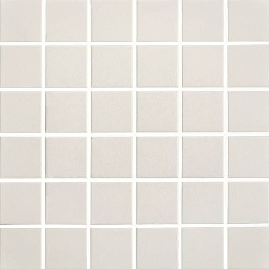 Plain Techno White Square Matte 12" x 12" MBU2229 Centura Square Mosaic Tiles | Floors & Baths Pro's