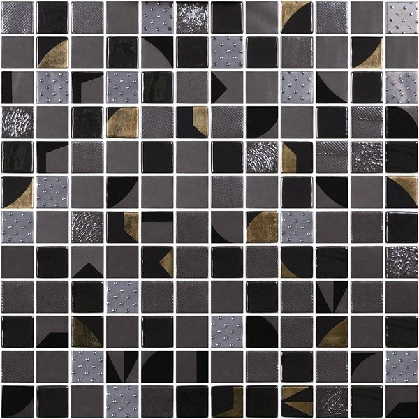 backsplash mosaic tiles Boreal Phoenix 12" x 12" 2003816 Centura Square Mosaic Tiles | Floors & Baths Pro's