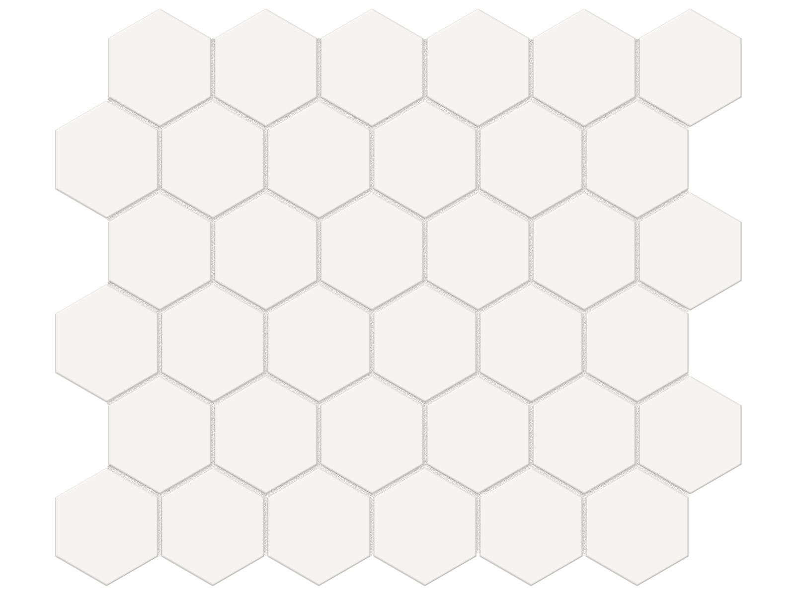 Soho Canvas White Matte 11" x 12" 4501-0275-1 Anatolia Hexagon Mosaic Tiles | Floors & Baths Pro's