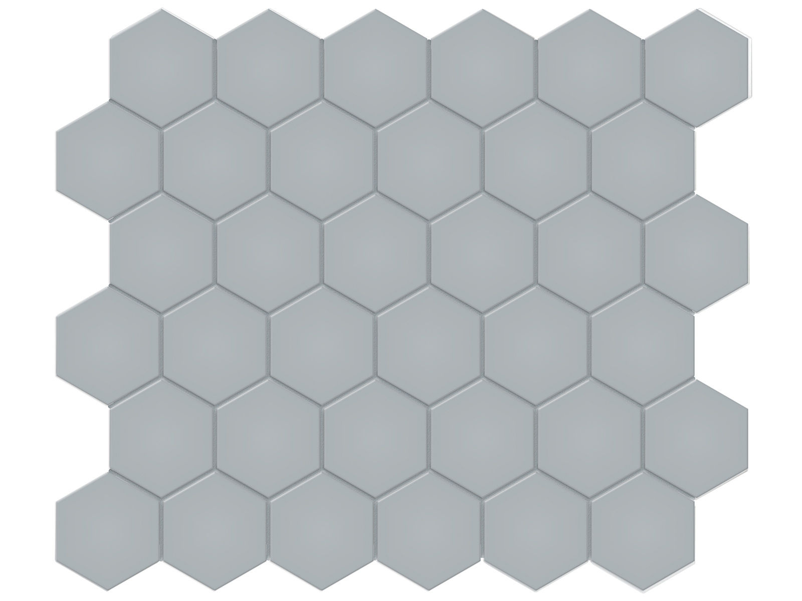 backsplash mosaic tiles Soho Cloud Blue Matte 11" x 12" 4501-0462-0 Anatolia Hexagon Mosaic Tiles | Floors & Baths Pro's