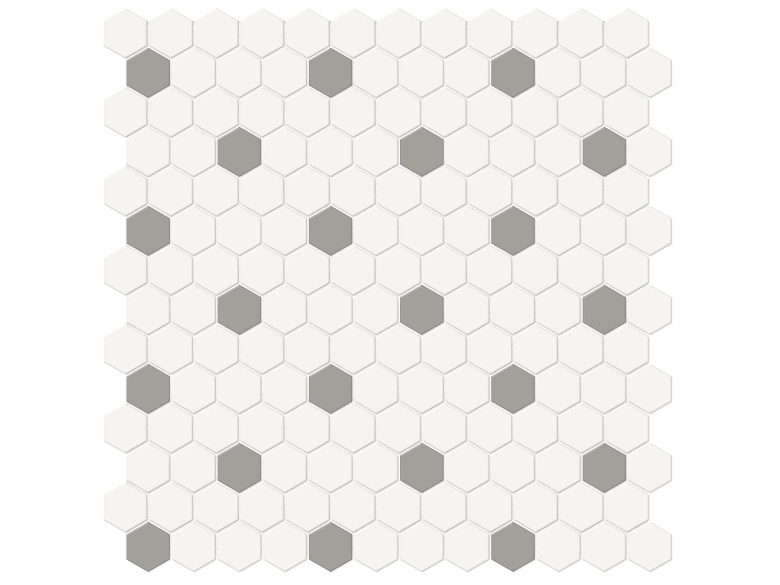 Soho Canvas White Matte 12" x 12" 4501-0451-0 Anatolia Hexagon Mosaic Tiles | Floors & Baths Pro's