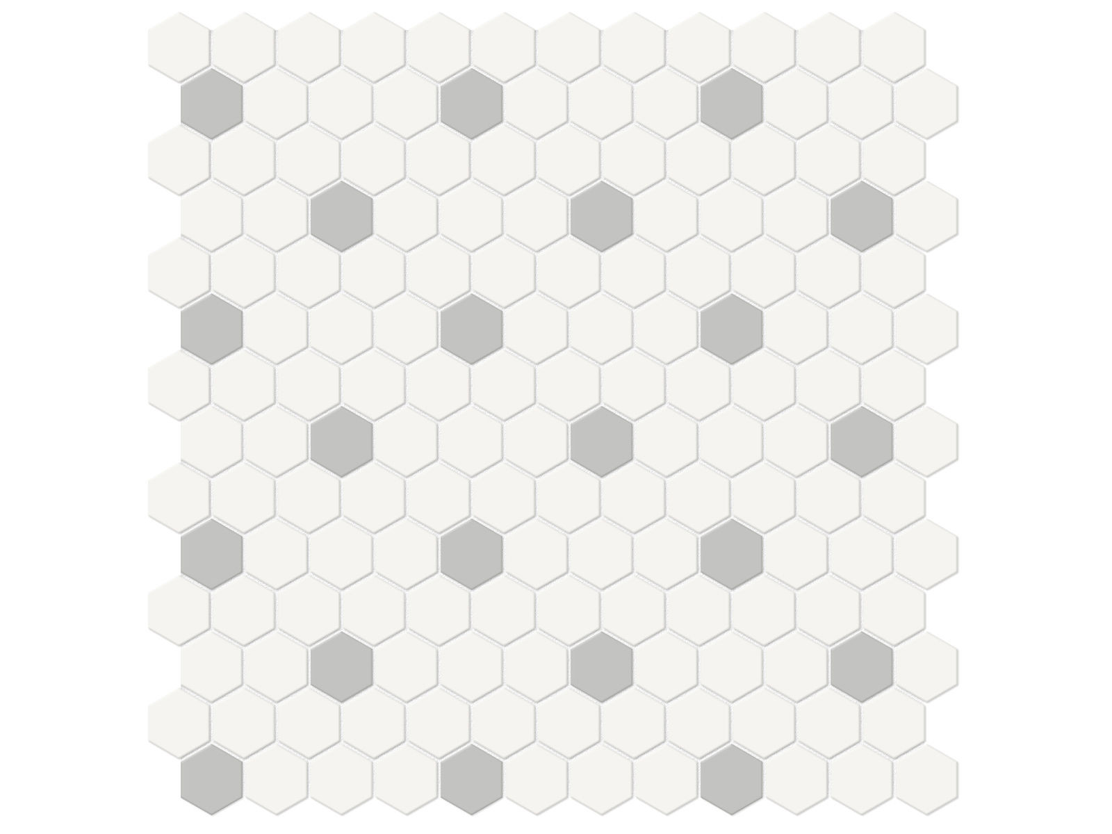 Soho Canvas White Matte 12" x 12" 4501-0450-0 Anatolia Hexagon Mosaic Tiles | Floors & Baths Pro's