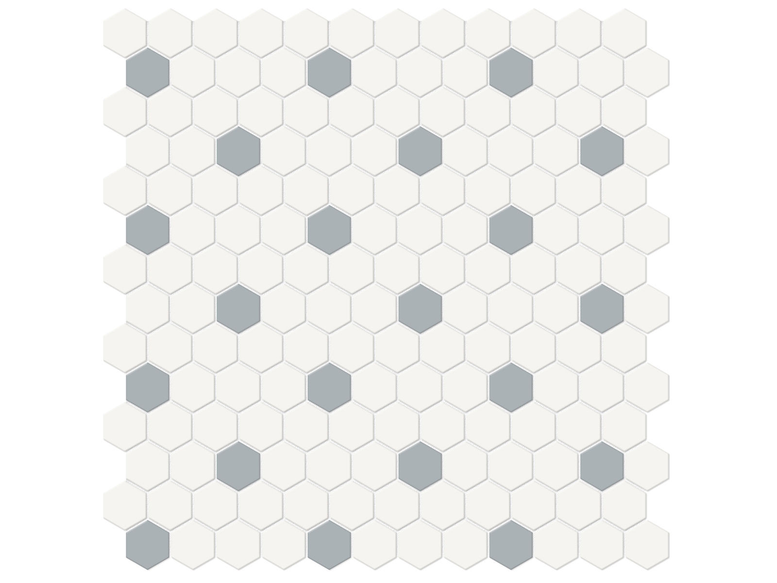 backsplash mosaic tiles Soho Canvas White Matte 12" x 12" 4501-0454-0 Anatolia Hexagon Mosaic Tiles | Floors & Baths Pro's