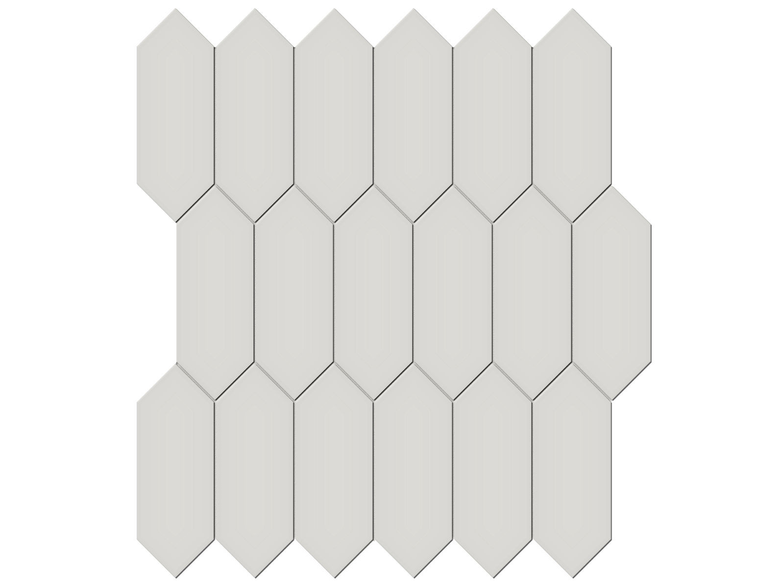 backsplash mosaic tiles Soho Halo Grey Matte 11" x 13" 4501-0490-0 Anatolia Hexagon Mosaic Tiles | Floors & Baths Pro's