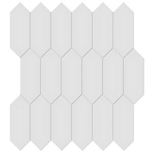 backsplash mosaic tiles Soho Gallery Grey Glossy 11" x 13" 4501-0482-0 Anatolia Hexagon Mosaic Tiles | Floors & Baths Pro's