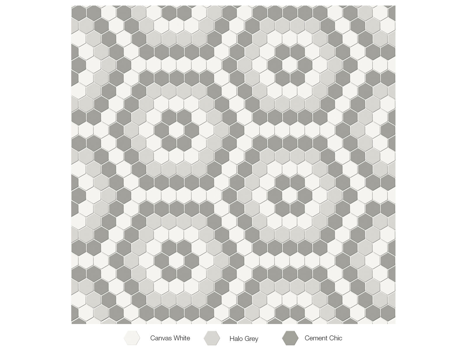 Soho Evening Blend Matte 8-1/4" x 14" 4501-0554-0 Anatolia Hexagon Mosaic Tiles | Floors & Baths Pro's