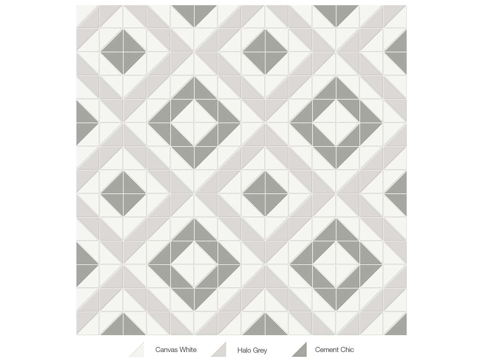 Soho Evening Blend Matte 10" x 10" 4501-0549-0 Anatolia Square Mosaic Tiles | Floors & Baths Pro's