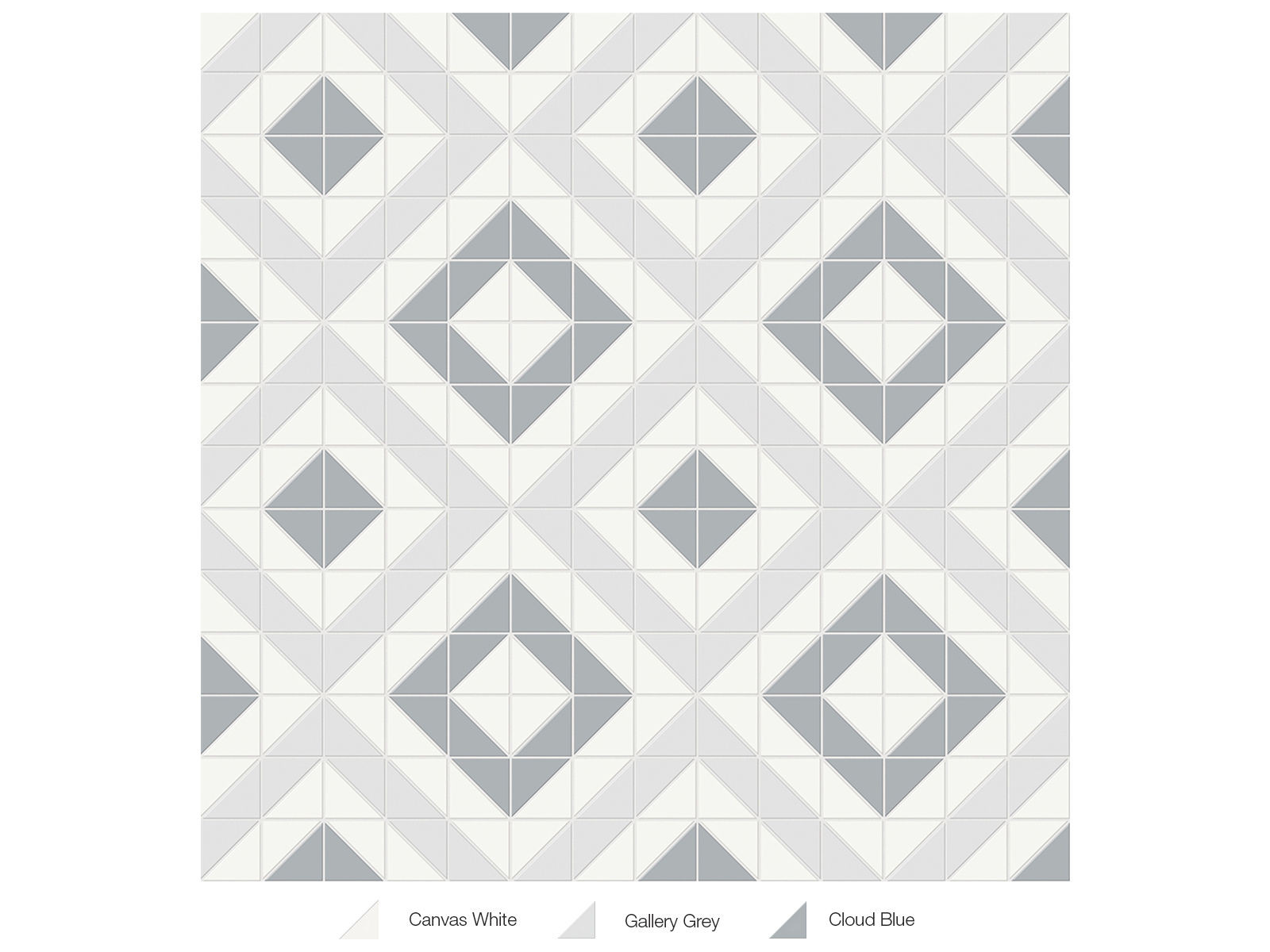 Soho Afternoon Matte 10" x 10" 4501-0548-0 Anatolia Square Mosaic Tiles | Floors & Baths Pro's