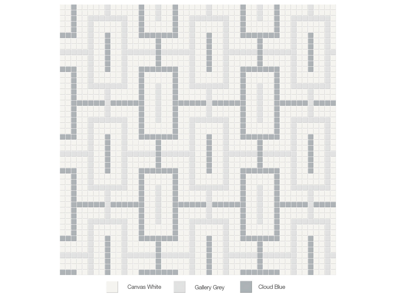 Soho Afternoon Matte 11" x 11" 4501-0543-0 Anatolia Square Mosaic Tiles | Floors & Baths Pro's