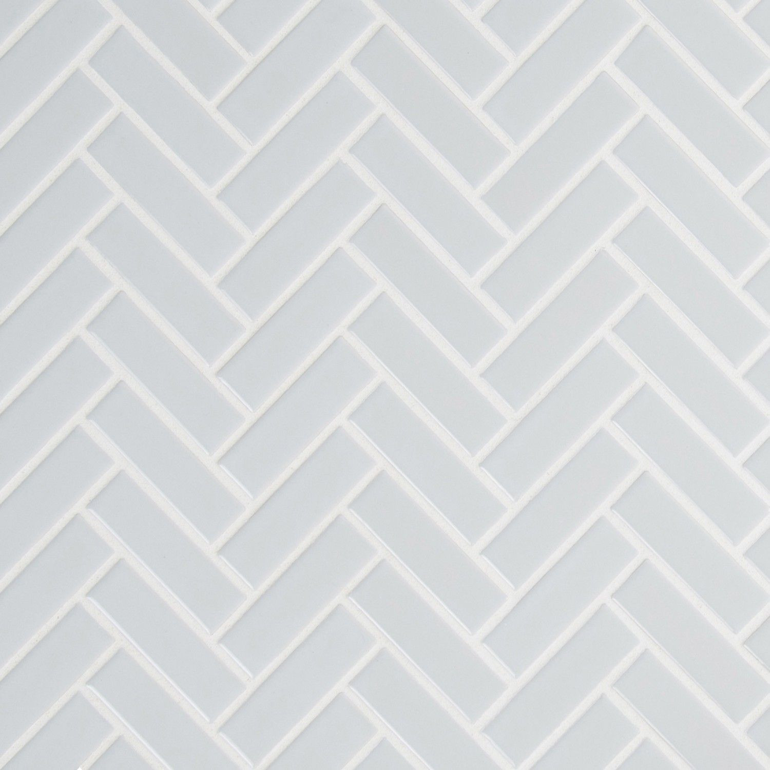 backsplash mosaic tiles Retro Herringbone Gray-Light Glossy 12-3/4" x 13" SMOT-PT-RETGRA-HB MSI Surfaces Rectangle Mosaic Tiles | Floors & Baths Pro's