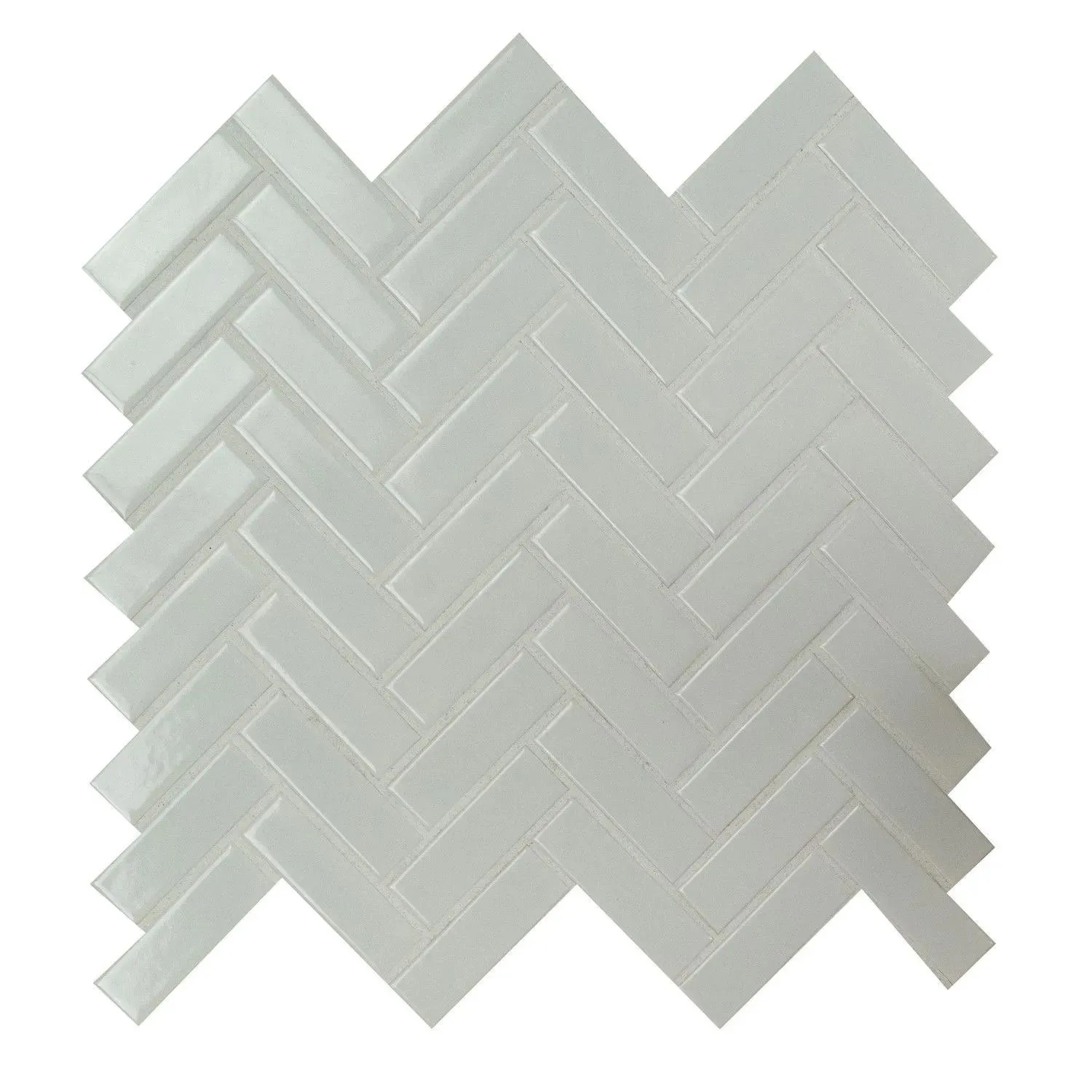 Retro Bianco White-Cool Glossy 12-3/4" x 13"