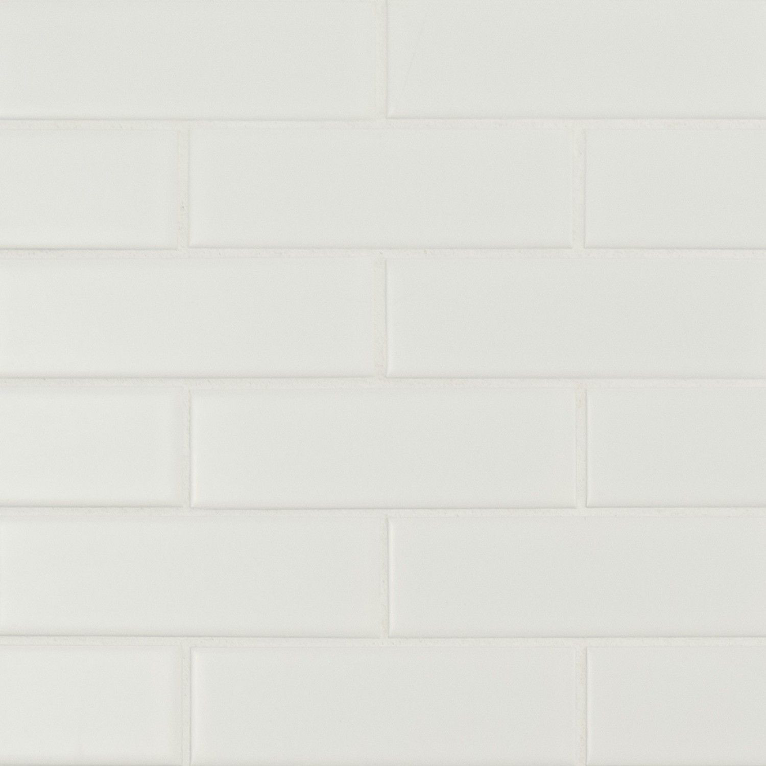 backsplash mosaic tiles Retro Brick White-Cool Matte 11" x 14-1/2" SMOT-PT-RETBIA-2X6 MSI Surfaces Rectangle Mosaic Tiles | Floors & Baths Pro's