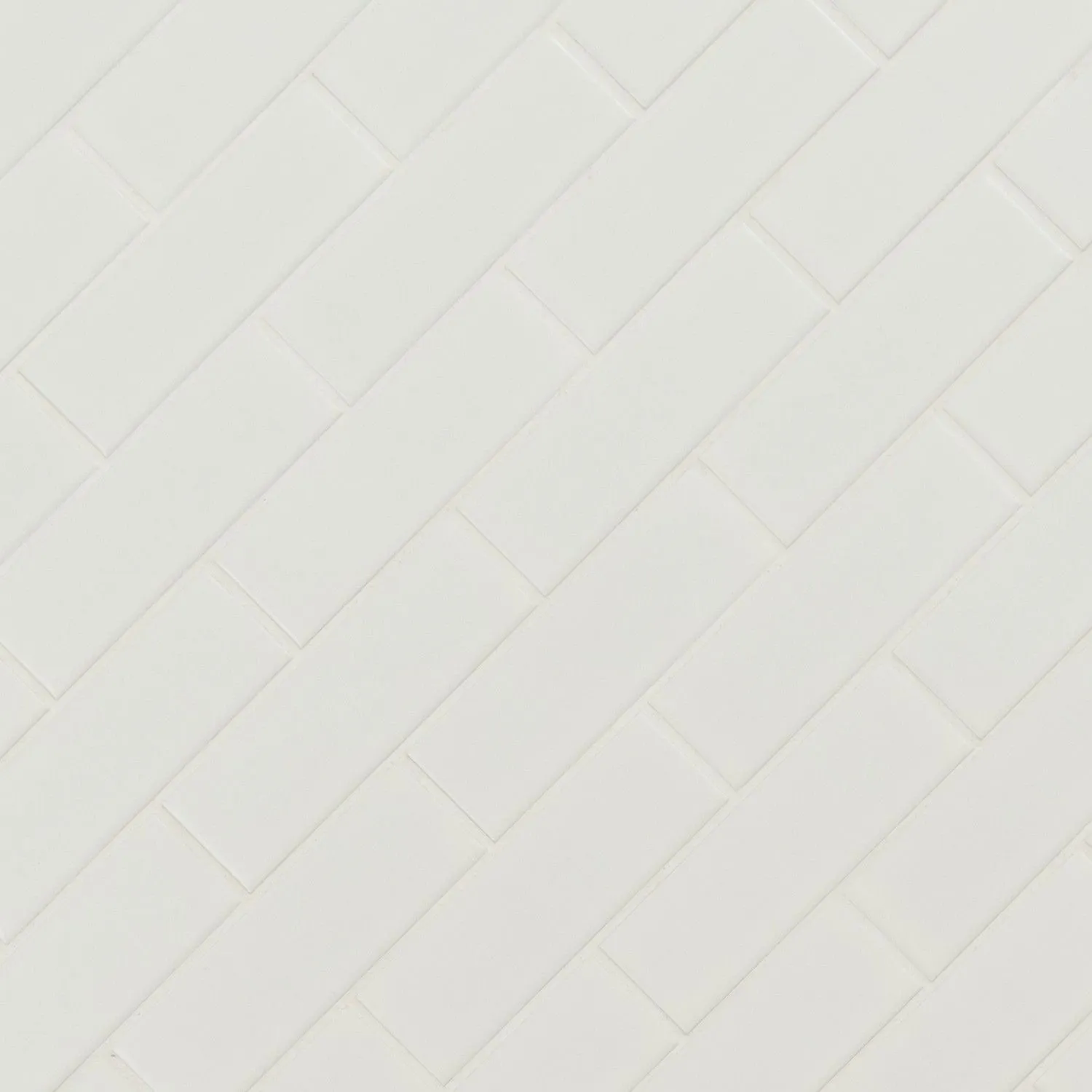 Retro Brick White-Cool Matte 11" x 14-1/2" SMOT-PT-RETBIA-2X6 MSI Surfaces Rectangle Mosaic Tiles