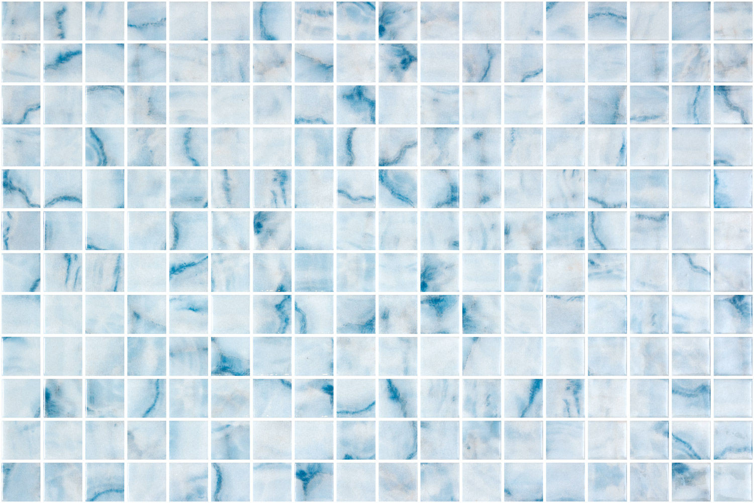 Vanguard Shiny Maureen 12-3/16" x 18-3/32" 2004786 Centura Square Mosaic Tiles | Floors & Baths Pro's