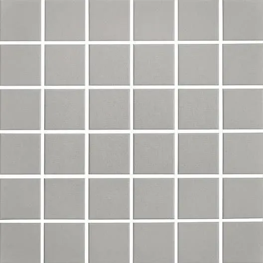 Plain Glaze Light Grey Satin 12" x 12"