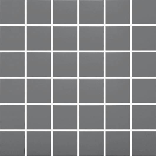 backsplash mosaic tiles Plain Glaze Steel Grey Satin 12" x 12" HP6540 Centura Square Mosaic Tiles | Floors & Baths Pro's