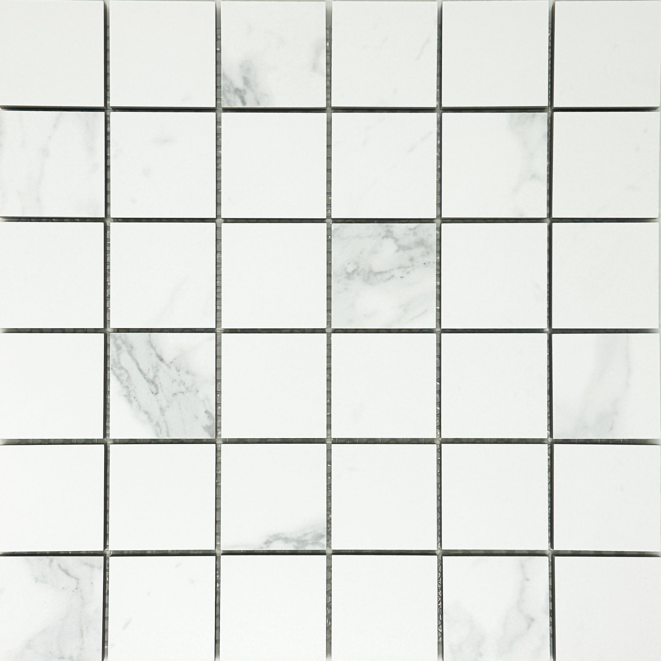 backsplash mosaic tiles Marmo Graphite Polished 12" x 12" MARGRAMOS2SR Italbec Italbec Square Mosaic Tiles | Floors & Baths Pro's